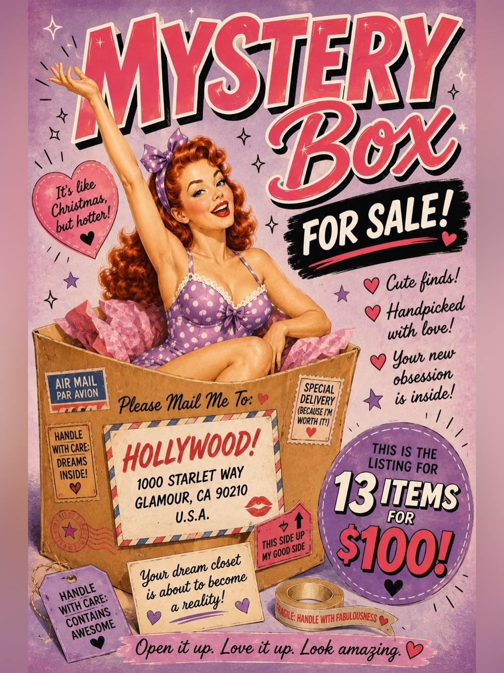 Custom Curated Mystery Box | Personal Shopper | 13 Items + Free Gift!